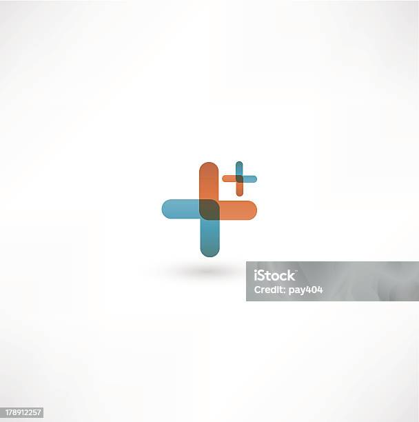 Large Plus Sign Vector A Big Plus Sign And A Little Plus Sign Stock Illustration - Download ...