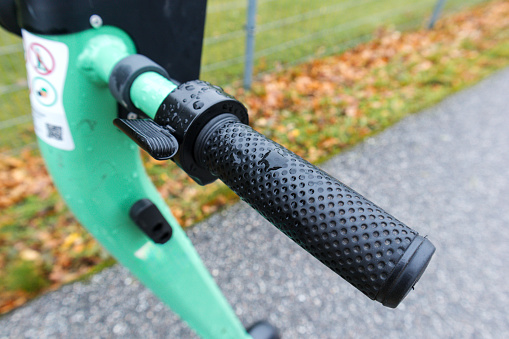 Velo scooter handlebar black with bumps