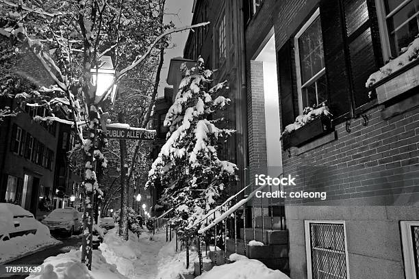 De Boston Invierno Foto de stock y más banco de imágenes de Adoquinado - Adoquinado, Aire libre, Arquitectura