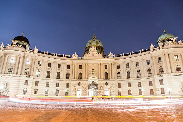 Innsbruck, Austria - August 02, 2022: the inner courtyard of Hofburg Imperial Palace.