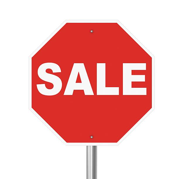 istock Sale Stop Sign 178915491