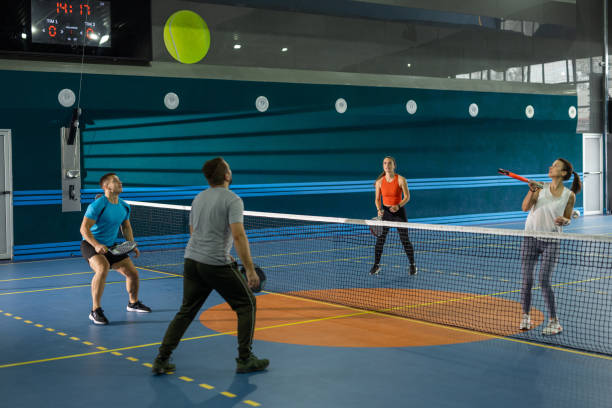 istock Enjoying paddle tennis with best friends 1789159572