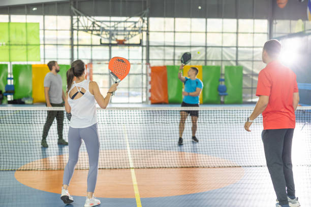 istock Enjoying paddle tennis with best friends 1789168832