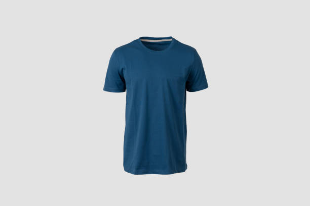 istock blue t-shirt template on white background 1789169664
