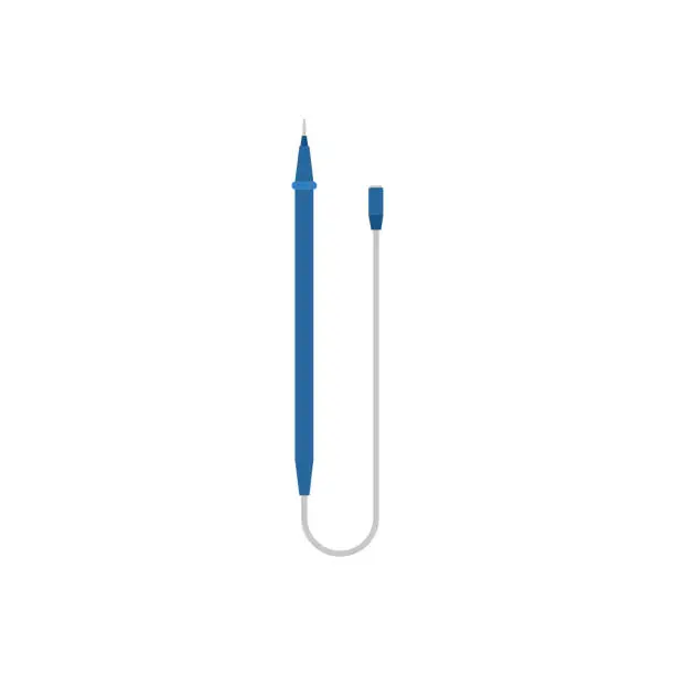 Vector illustration of Multimeter sticks tool