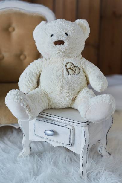 istock New Year and Christmas decoration at home. A teddy bear as a decorative element. 1789211390
