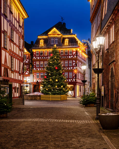 istock Christmas tree in Herborn, Hesse, Germany 1789214098