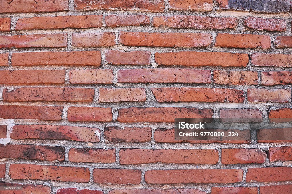 old brick wall texture in Thailand - Lizenzfrei Alt Stock-Foto