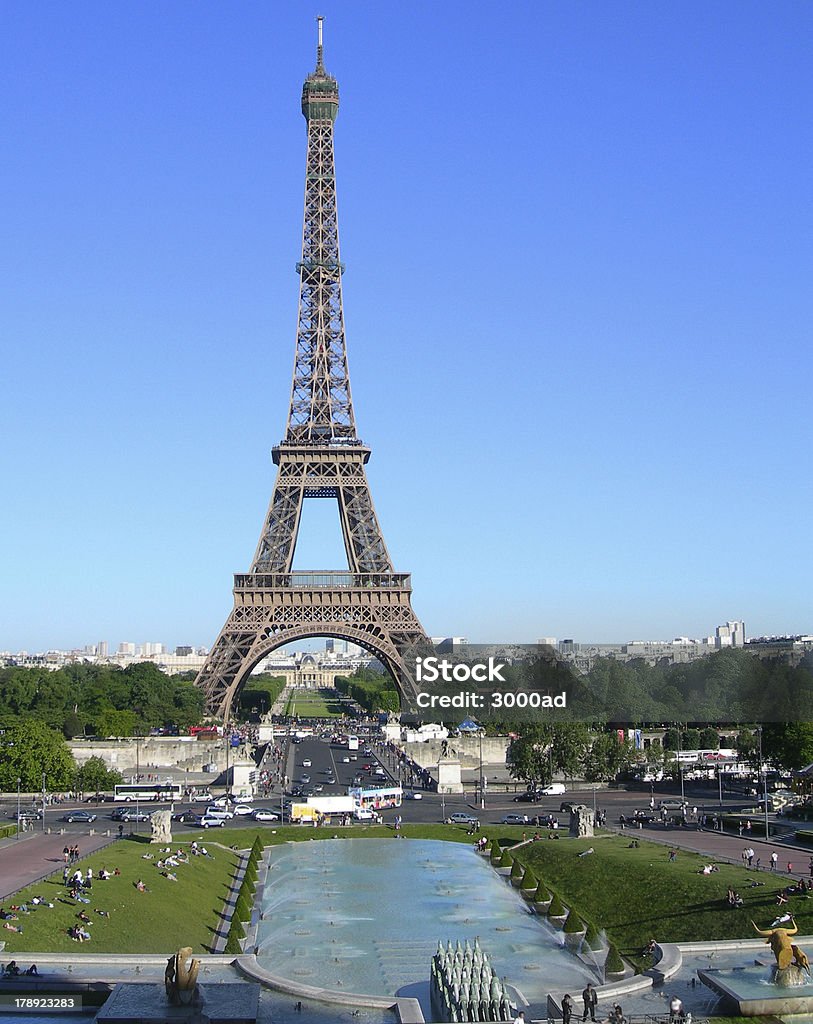 Eiffelturm in Paris, Frankreich - Lizenzfrei Architektur Stock-Foto