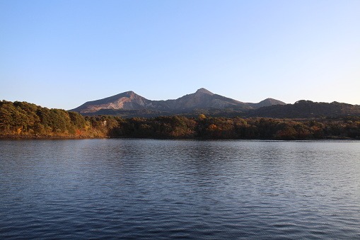 Autumn scenery of Lake Hibara and Urabandai in Fukushima, Japan