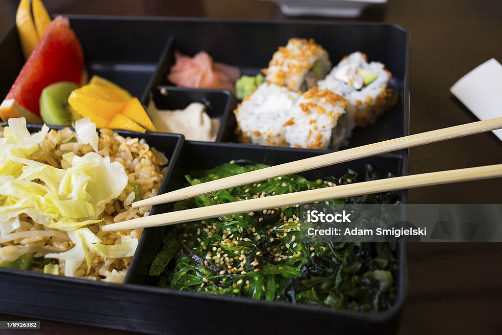 Giapponese pranzo - Foto stock royalty-free di Alga marina