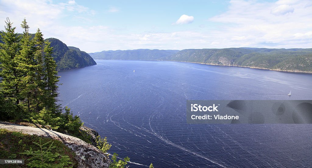 Saguenay Fjord, Quebec, Canada Saguenay Stock Photo