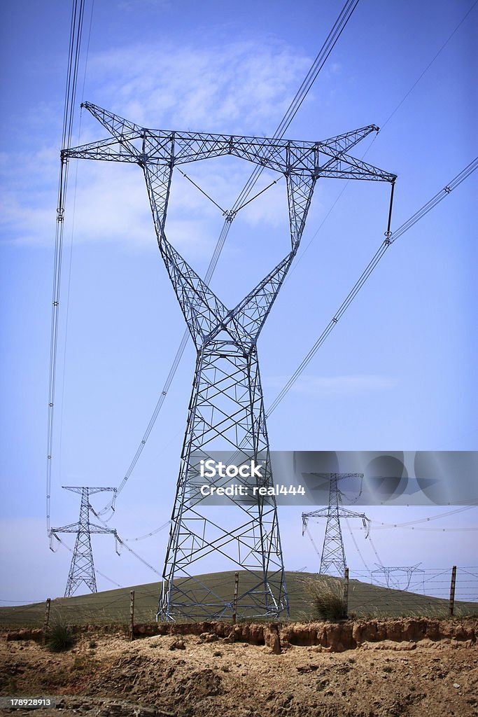 Электрический пилон - Стоковые фото Башня роялти-фри