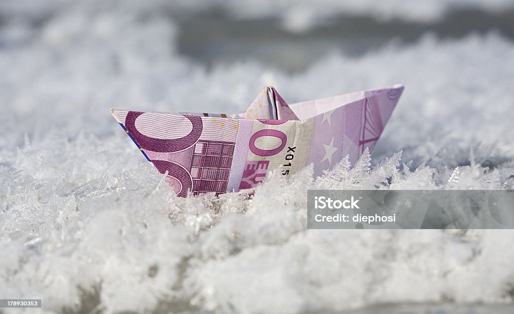 냉동상태의 돈을 - 로열티 프리 냉동된 스톡 사진