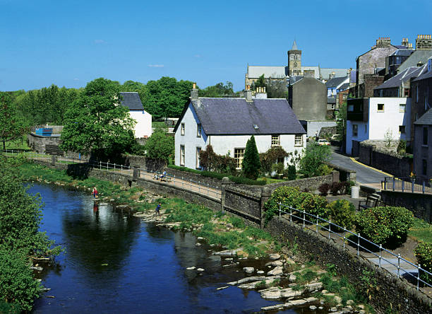 istock Dunblane Perthshire Scotland: Cathedral & Allan Water 178934217