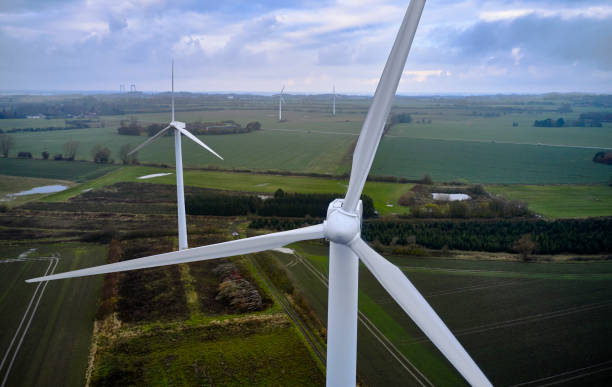istock Wind turbines in field 1789343562