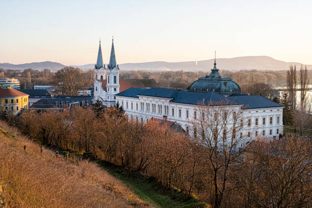 церковь святого игнатия, эстергом, венгрия - saint ignatius church стоковые фото и изображения