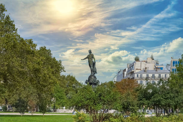 Paris, the place de la Nation in the 11e arrondissement