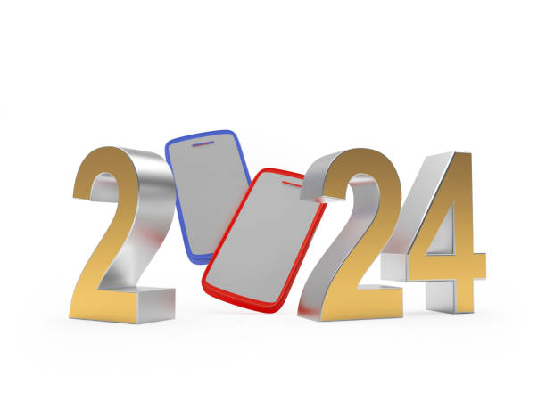istock Number 2024 with smartphones. 1789395780