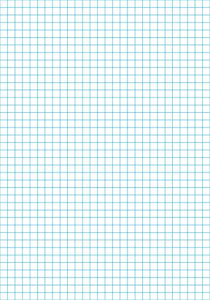 Vector illustration of square paper pattern, squares on white background - vector grid seamless repeatable texture background