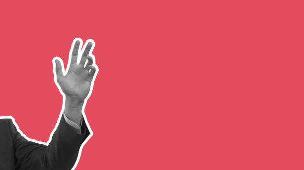 istock business man hand empty isolated background gesture male human concept. 1789450695