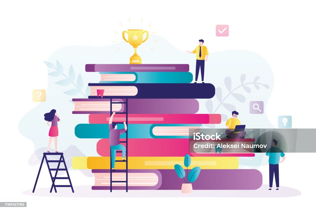 Various Young Adults Strive For Goal Of Learning And Reward Knowledge ...