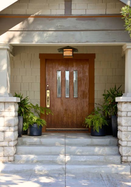 istock 1920s architecture style cottage with old wood door 1789459964
