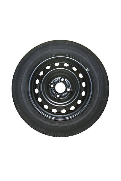 istock Spare tire isolated on white. 178950222