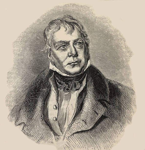 istock Antique illustration - portrait of Sir Walter Scott 1789512224