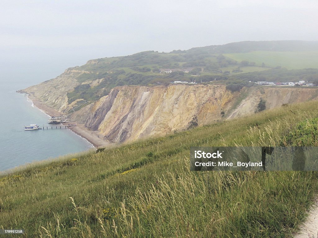 Alum Bay Alum Bay, Isle of Wight Area of Outstanding Natural Beauty Stock Photo