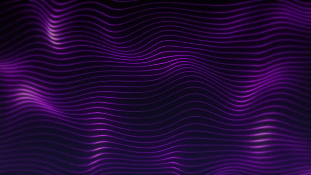 Shiny Purple Wavy Lines Abstract Background