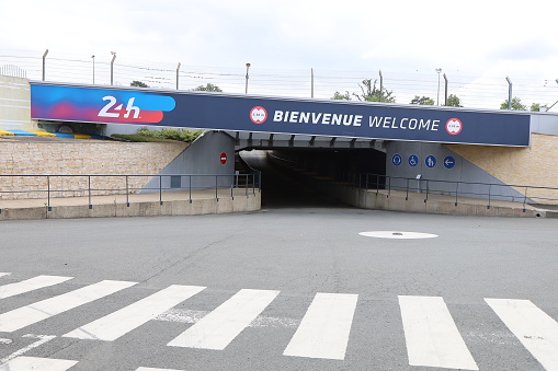 The 24 hours of Le Mans racing circuit, city of Le Mans, department of Sarthe, France