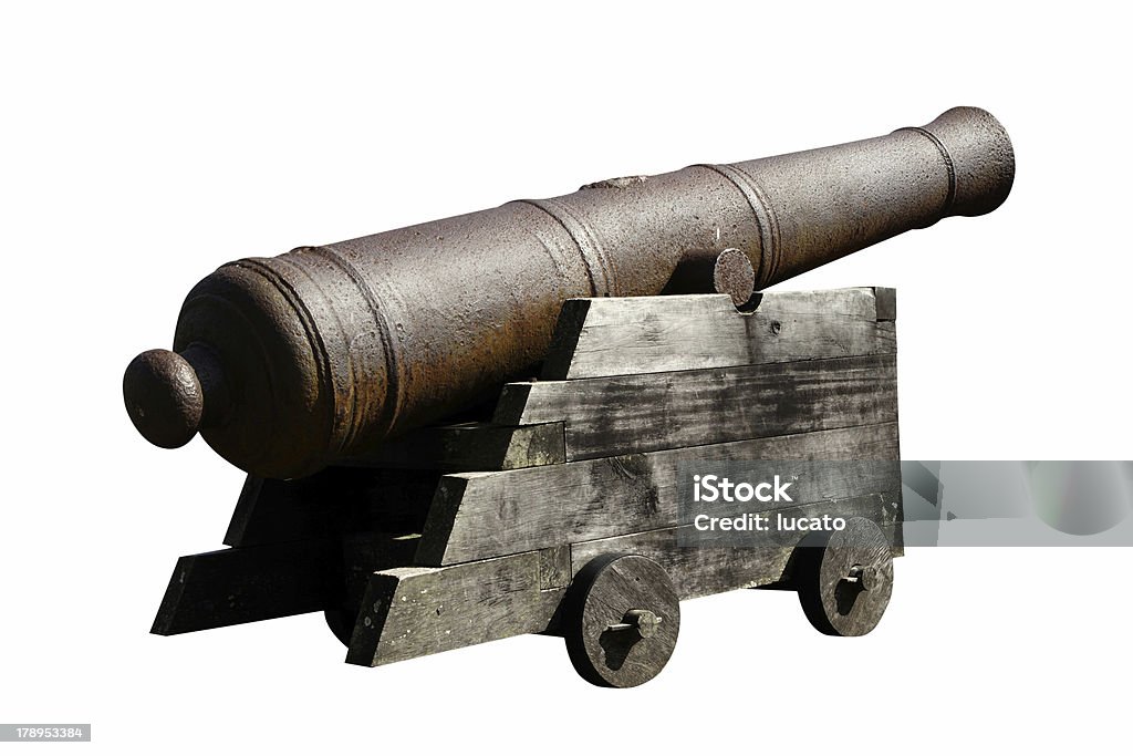 Artilharia antigo isolado - Foto de stock de Antigo royalty-free