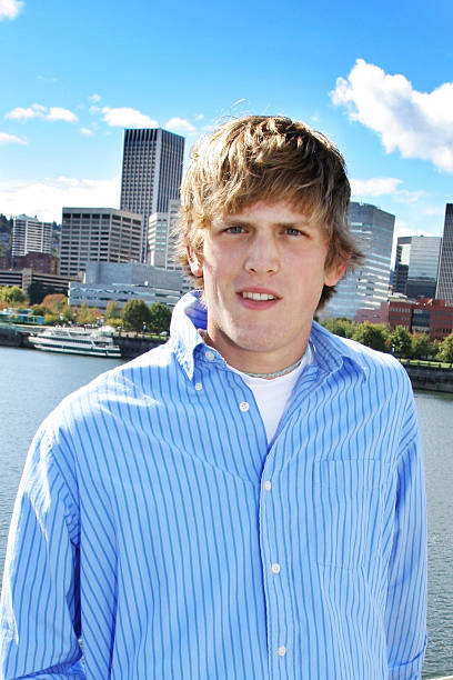 istock Caucasian Blonde Male at the Waterfront 178953863