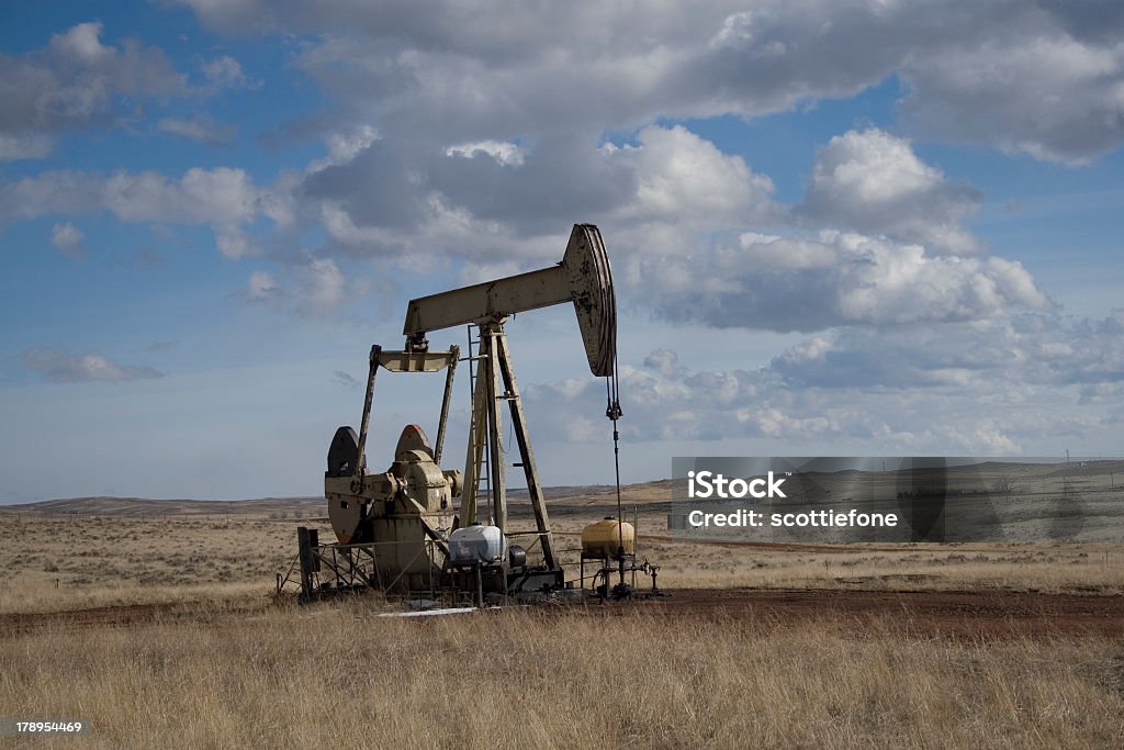 Bombeo de petróleo - Foto de stock de Bomba de petróleo libre de derechos