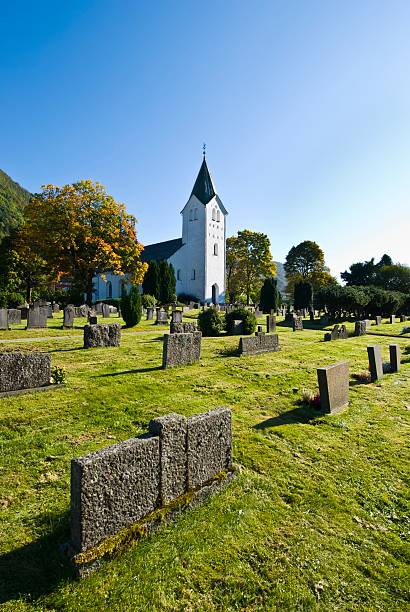 istock Church in Norway at autumn! 178955369