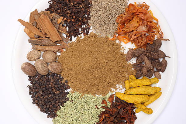 dry spices stock photo