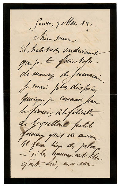 istock XXL Antique French Writing 178955585