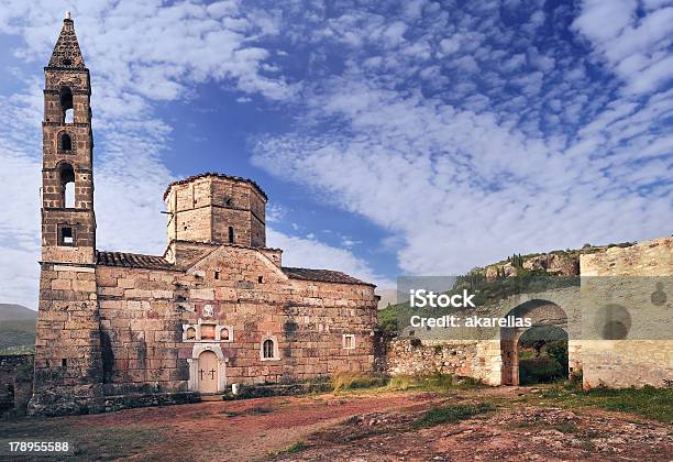 Old Church In Mani Greece Stock Photo - Download Image Now - Architecture, Bell Tower - Tower, Chapel