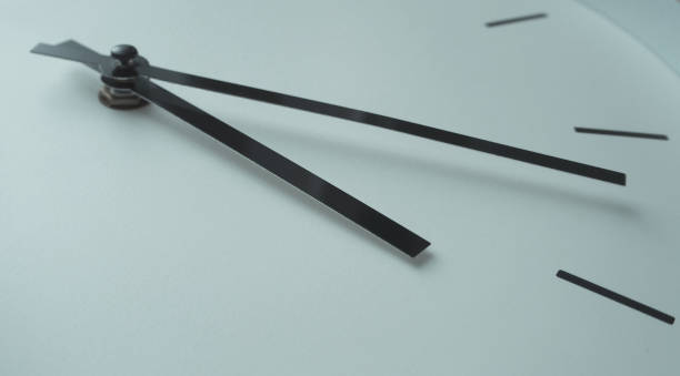 istock close up of a minimalist wall clock 1789559196