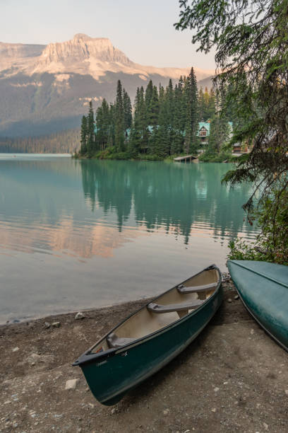 istock boat near the lake in Canada 1789561549