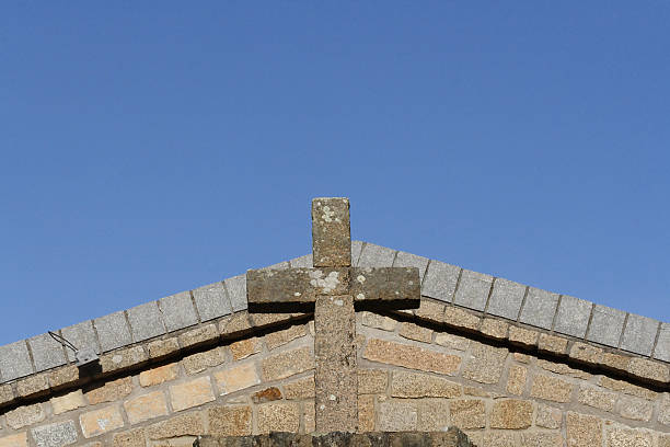 igreja cruz - hotizontal imagens e fotografias de stock