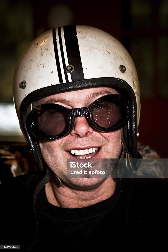 Helm Head - Lizenzfrei In den Vierzigern Stock-Foto