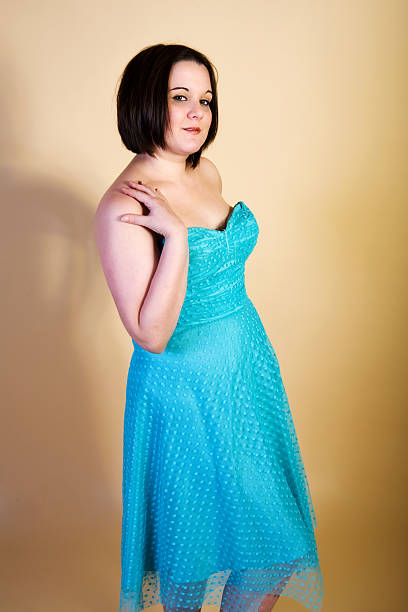 istock Brunette in Strapless Dress 178957807