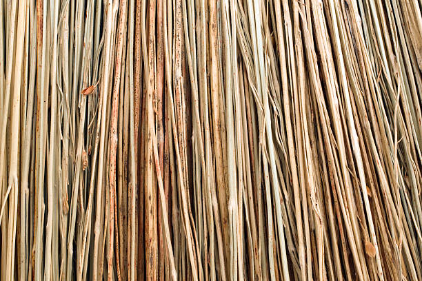 sfondo in солома - woven intertwined interlocked straw стоковые фото и изобра�жения