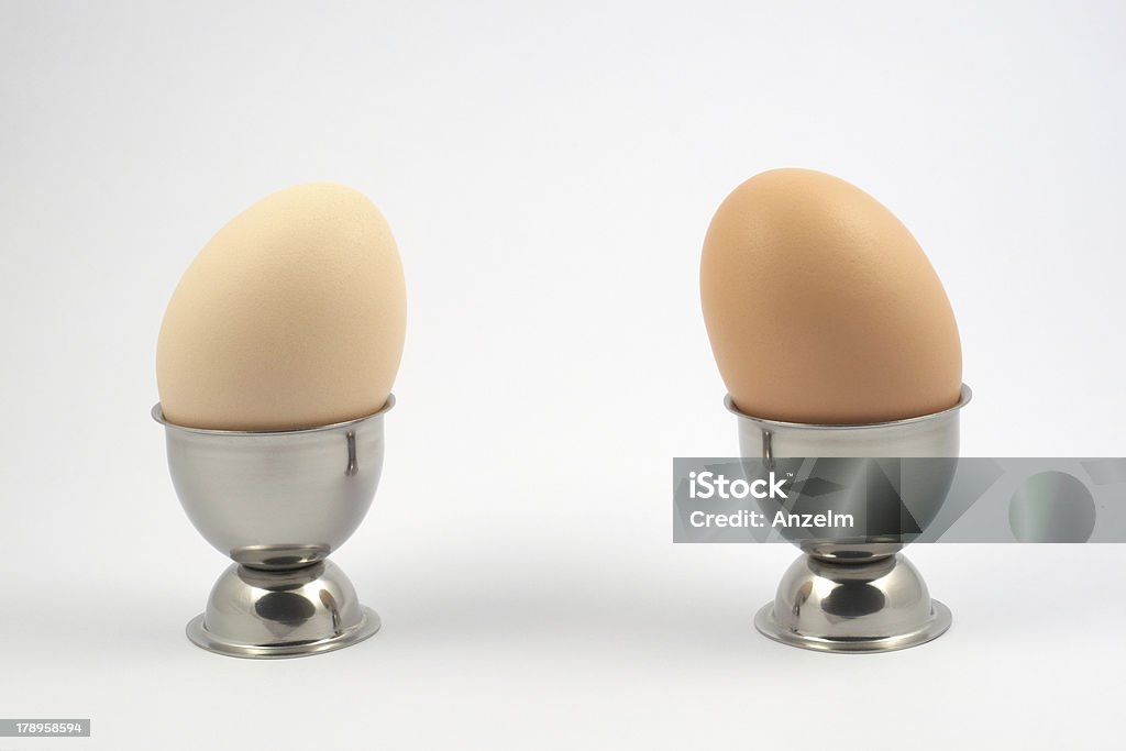 Due uova - Foto stock royalty-free di Alimentazione sana