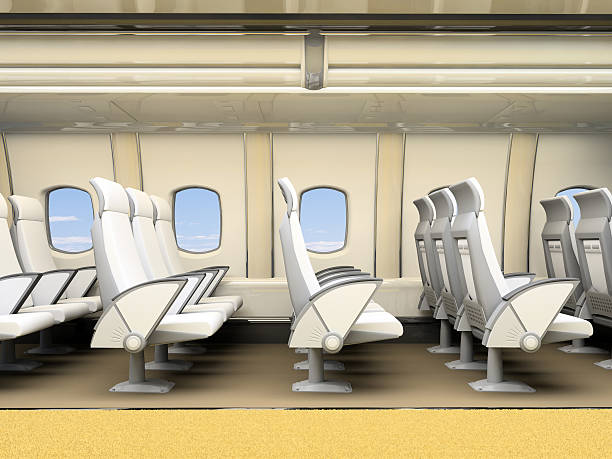 istock Interior of the airplane salon 178958625