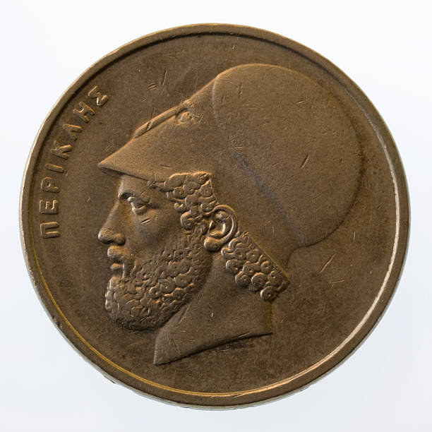 istock Pericles, ancient Greek leader and statesman, on 20 drachmas coin 178958876