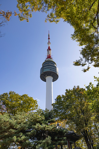 n seoul tower in seoul, south korea.