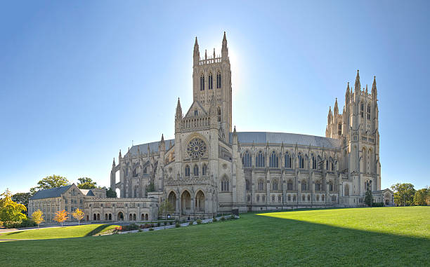 National Cathedral in Full View stock photo